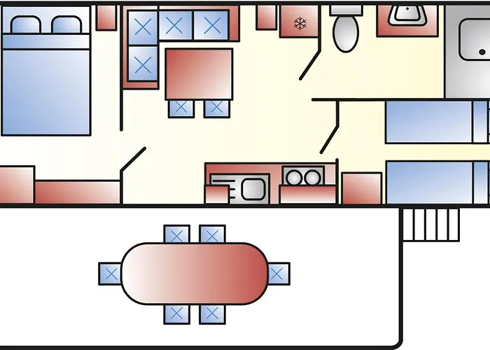 キャンプ場 Albatross Mobile Homes On Mare E Pineta リド・デッリ・エステンシ
