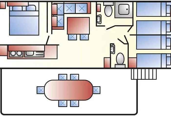 Кемпинг Albatross Mobile Homes On Mare E Pineta *